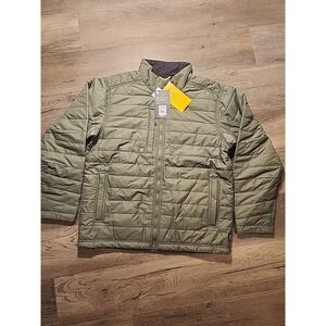 Ariat Mens Green Rebar Cordura Ripstop Lightweight Insulated Jacket Size Large